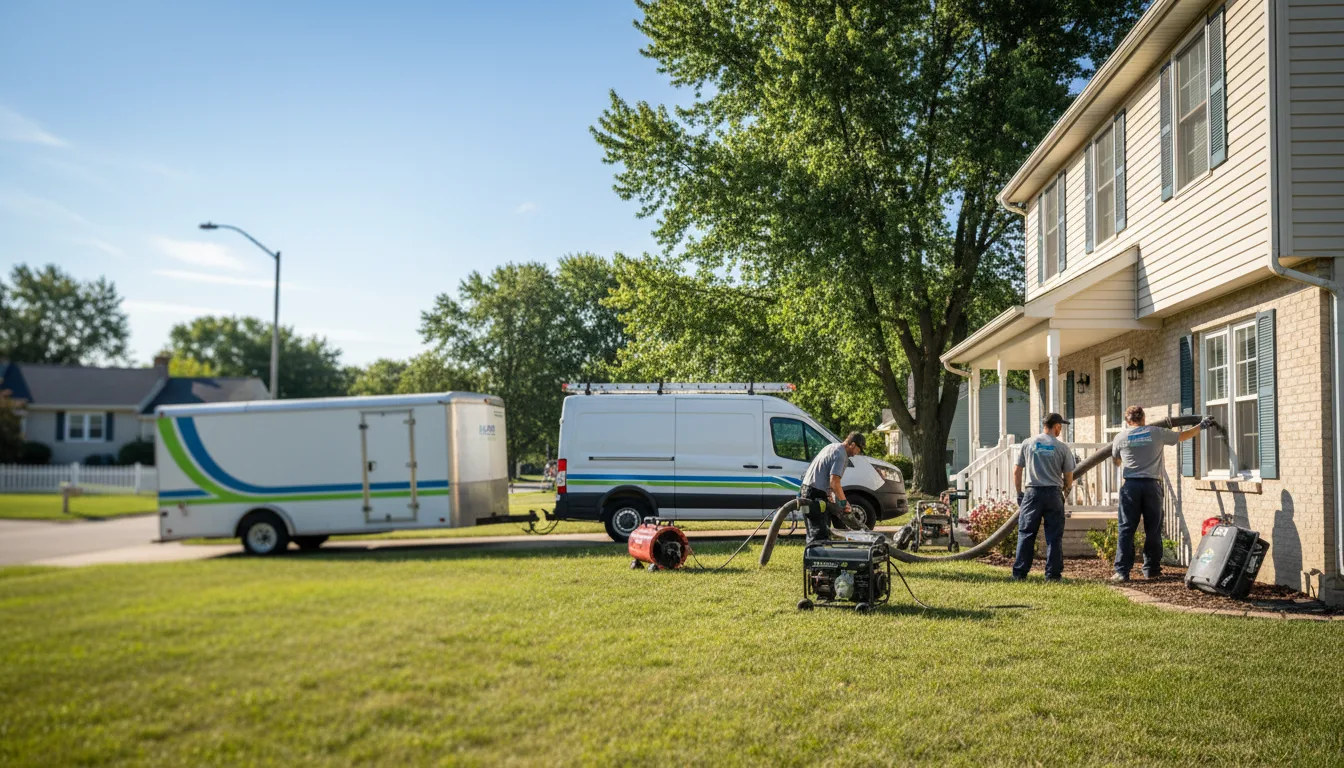 Flooded Basement Restoration And Cleanup With Repair in Taylor Springs, IL near me